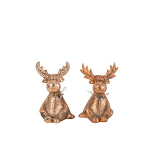 Set porcelaine cuivre h.16cm