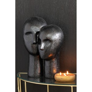 Tête résine noir h.42.5cm