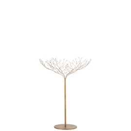 Arbre métal doré h.180cm