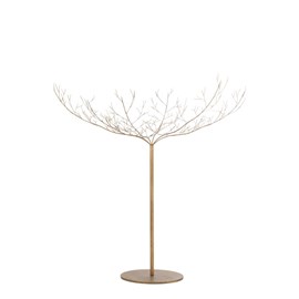 Arbre métal doré h.250cm