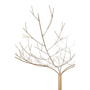 Arbre métal doré h.250cm