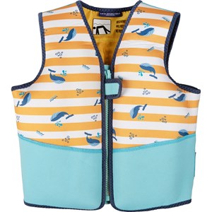 Gilet de natation baleine jaune-blanc (4-6 ans)
