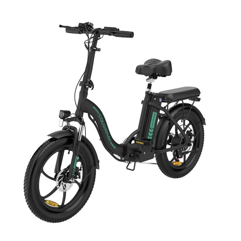 Colorway - Vélo électrique pliable 20x3.0 noir