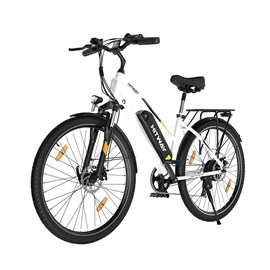 Vélo électrique hitway blanc