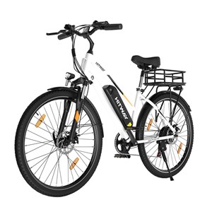 Vélo électrique hitway blanc