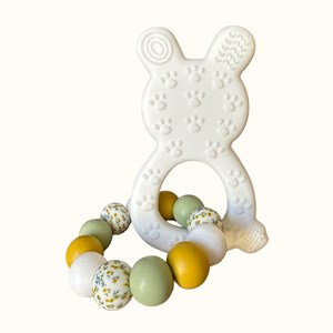 Hochet silicone lapin