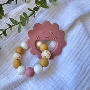 Hochet silicone biscuit