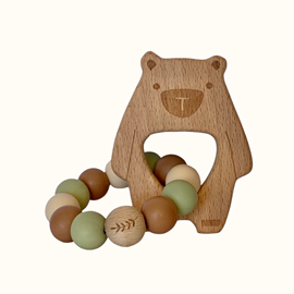 Hochet silicone grizzly