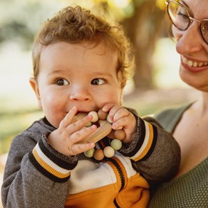 Hochet silicone grizzly