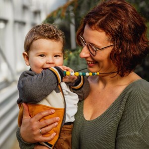 Collier d'allaitement-fleurs des champs