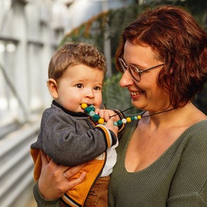 Collier d'allaitement-fleurs des champs