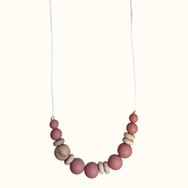 Collier d'allaitement - laurier rose
