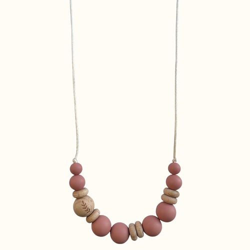 Mawen Materne - Collier d'allaitement - laurier rose