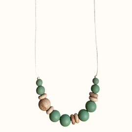 Collier d'allaitement - laurier vert