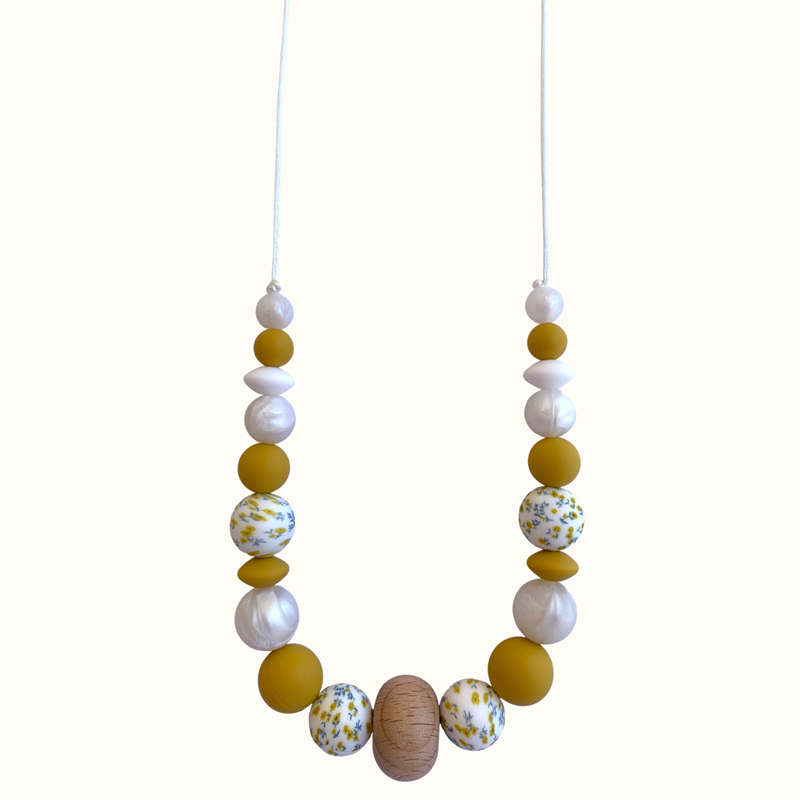 Collier d'allaitement - mimosa