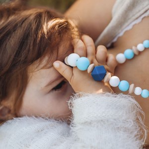 Collier d'allaitement - lilas