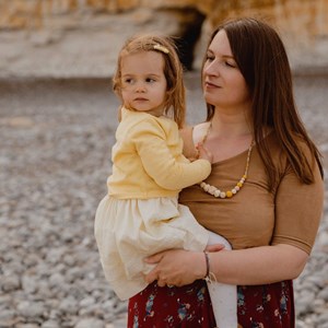 Collier d'allaitement - capucine