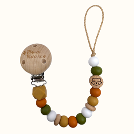 Attache tétine - renard