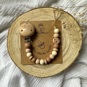 Attache tétine - ours