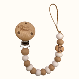 Attache tétine - lapin