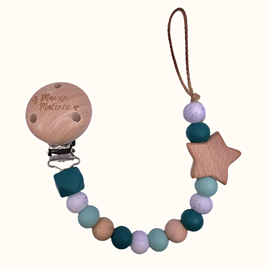 Attache tétine - étoile