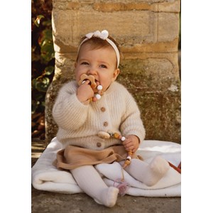 Attache tétine - cœur