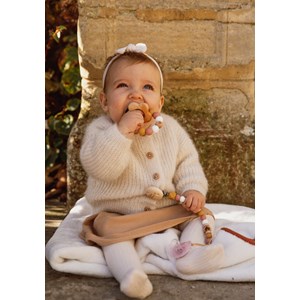 Attache tétine - cœur