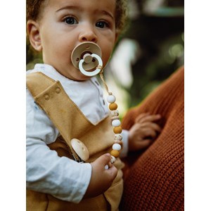 Attache tétine - caramel