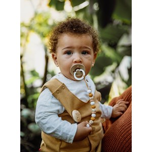 Attache tétine - caramel