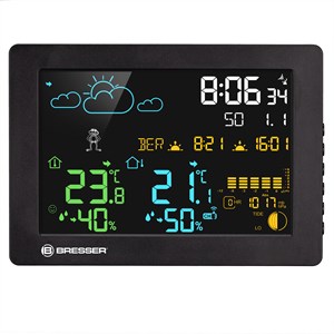 Bresser meteotemp baro hz station météorologique couleur