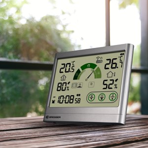 Bresser thermo-hygrometer avec recommandation de ventilation ventair h