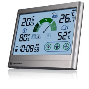 Bresser thermo-hygrometer avec recommandation de ventilation ventair h