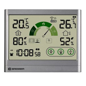 Bresser thermo-hygrometer avec recommandation de ventilation ventair h