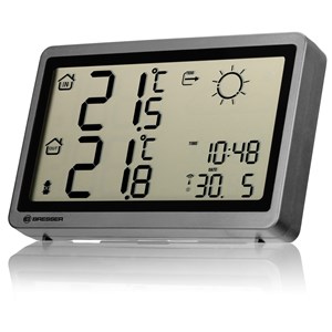 Bresser station météo sans fil meteotemp hz anthracite