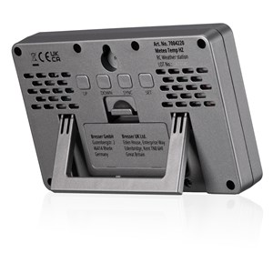 Bresser station météo sans fil meteotemp hz anthracite