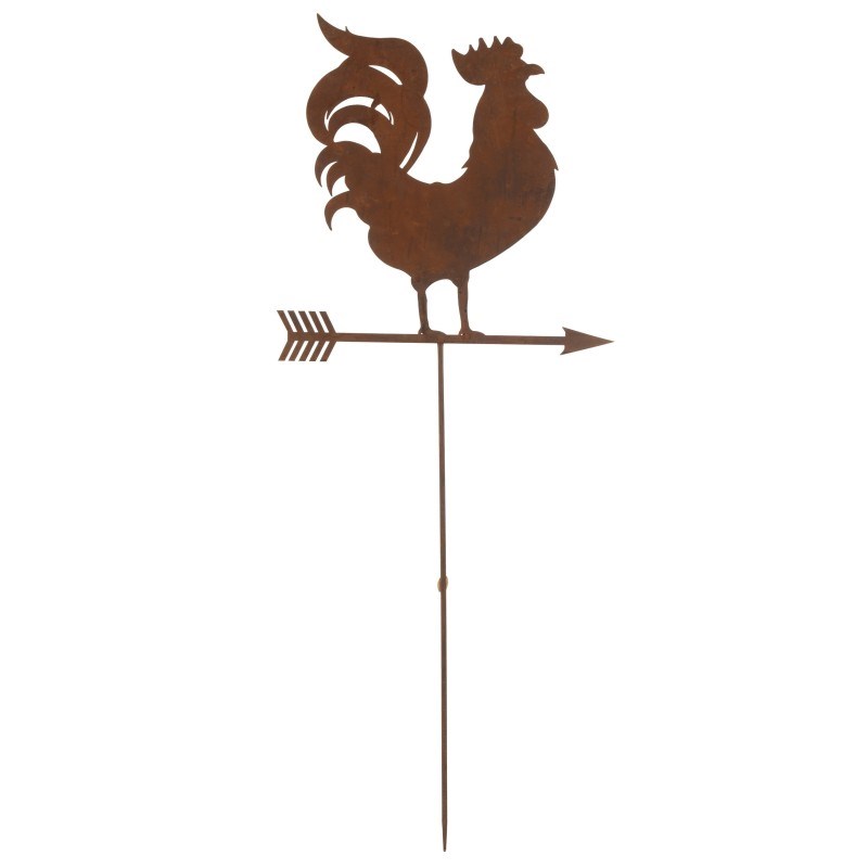 Décoration métal marron h.120cm