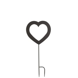 Décoration métal noir h.71cm