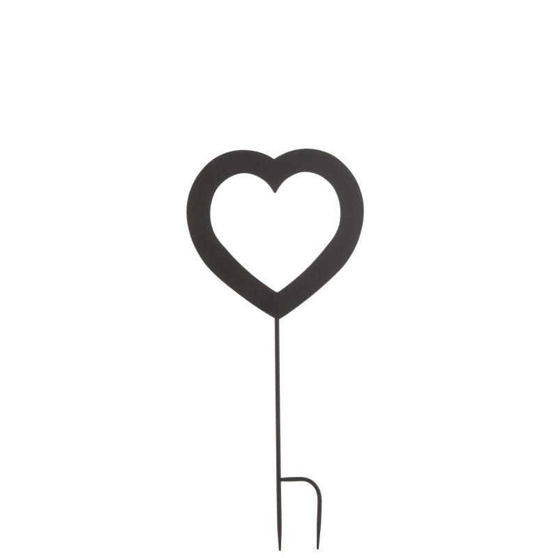 Décoration métal noir h.71cm