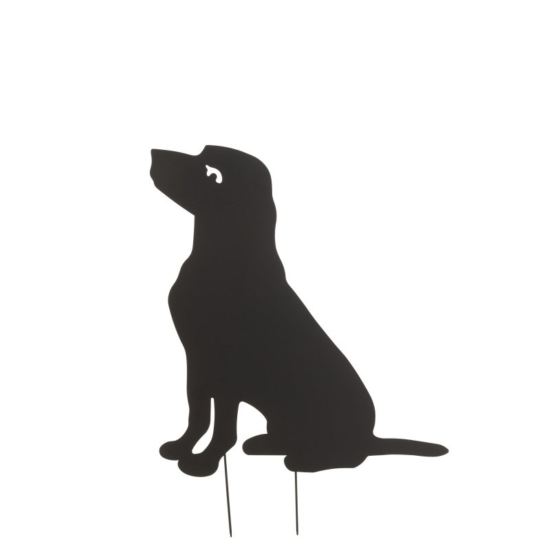 Décoration métal noir h.76cm