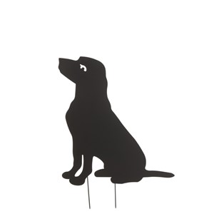 Décoration métal noir h.76cm