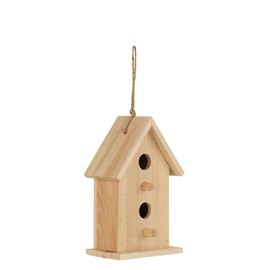 Nichoir bois beige h.25cm