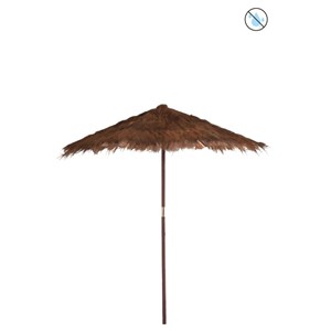 Parasol bois marron h.240cm