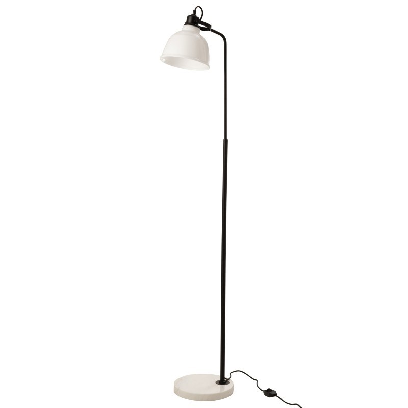 Lampe métal blanc h.156cm