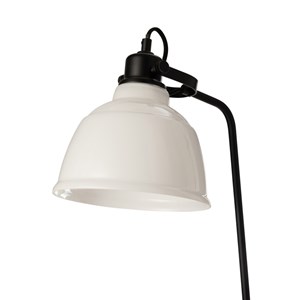 Lampe métal blanc h.156cm