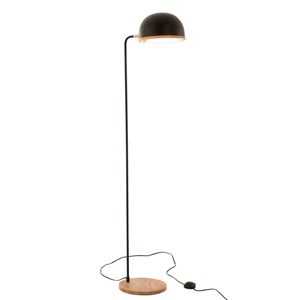 Lampadaire métal noir h.130cm