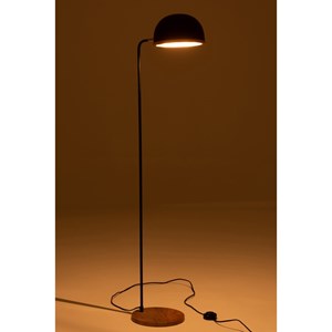 Lampadaire métal noir h.130cm