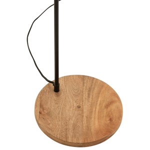 Lampadaire métal noir h.130cm