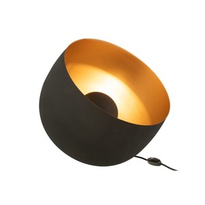 Lampe métal noir h.43cm
