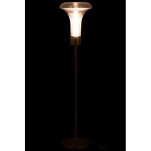 Lampe verre transparent h.155cm