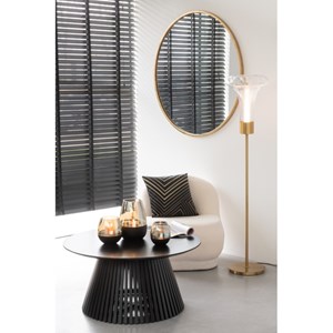 Lampe verre transparent h.155cm